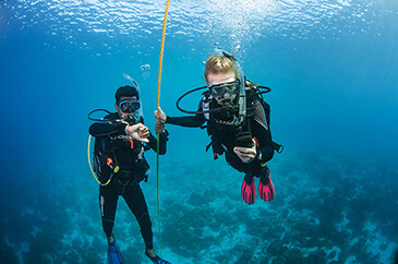 assending with a line