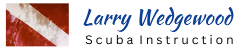Larry Wedgewoo Scuba logo