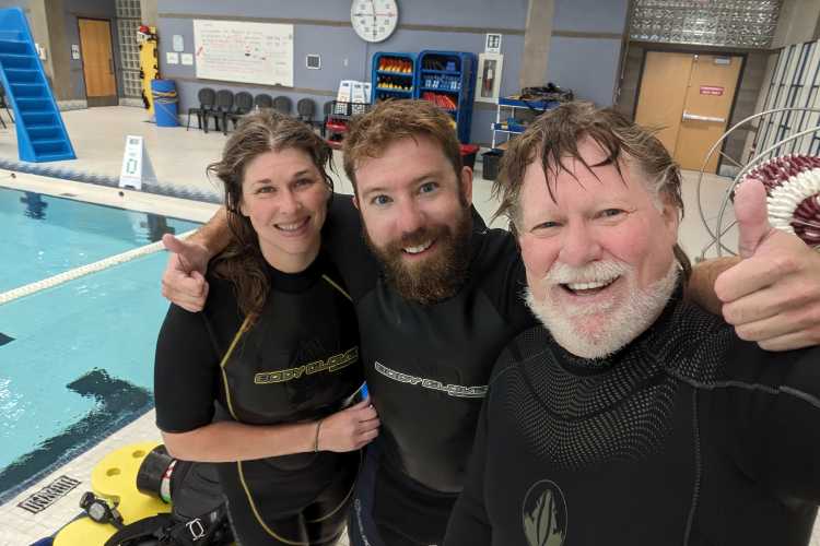 Learn to dive with larry Wedgewood
