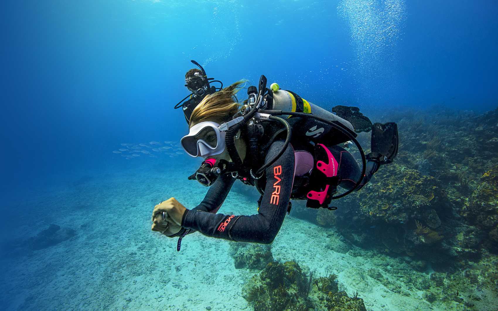 Lady diver Your next scuba adventure starts here