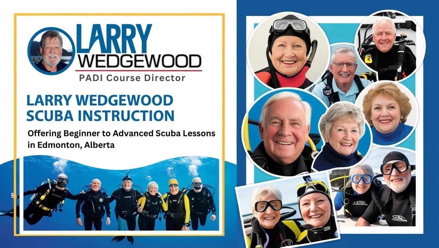 Larry Wedgewood offering scuba lessons