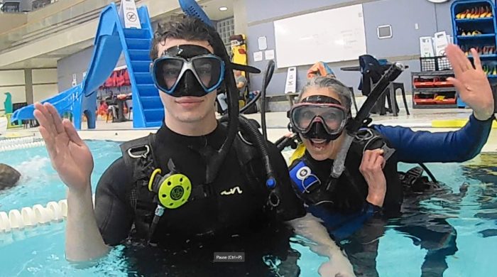 Dive Students having a good time.