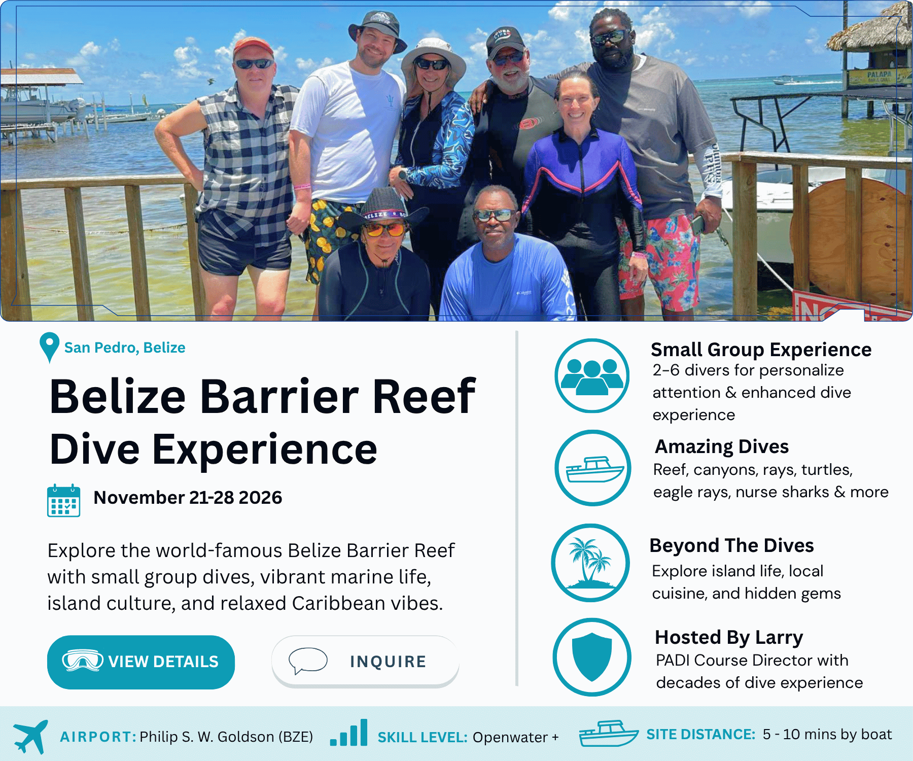 Belize dive trip