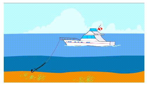 Boat anchored