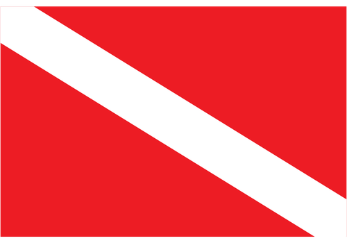 Diver down flag