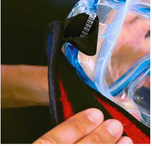 Velcro mask strap
