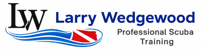 Larry Wedgewood scuba logo